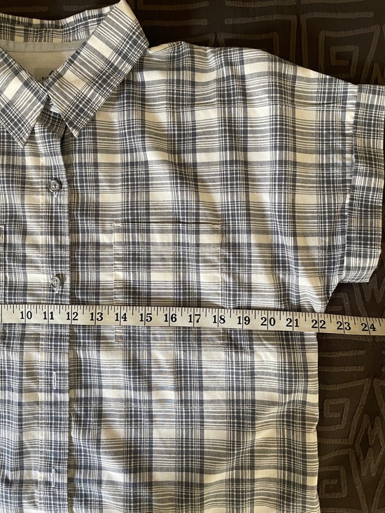 Ridgecut Toughwear Women’s Plaid Short Sleeve Button Down Shirt with Pockets Med - Picture 11 of 13